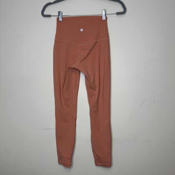 Lululemon Align High-Rise Pant 25" in Pink Savannah Size 4 - Picture 6 of 12